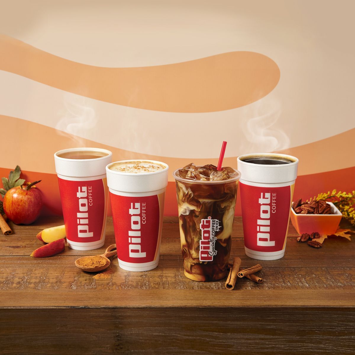 Featured image for “‘Up and Autumn’: Pilot Flying J Welcomes Fall with Flavored Coffee Lineup  and Special In-App Offers”