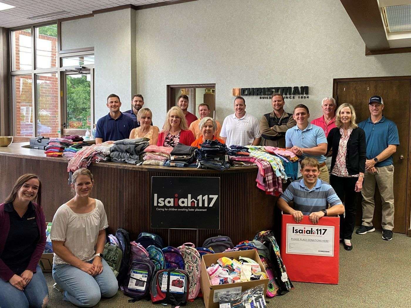 Featured image for “The Christman Company donates goods to Knox County Isaiah 117 House for foster children”
