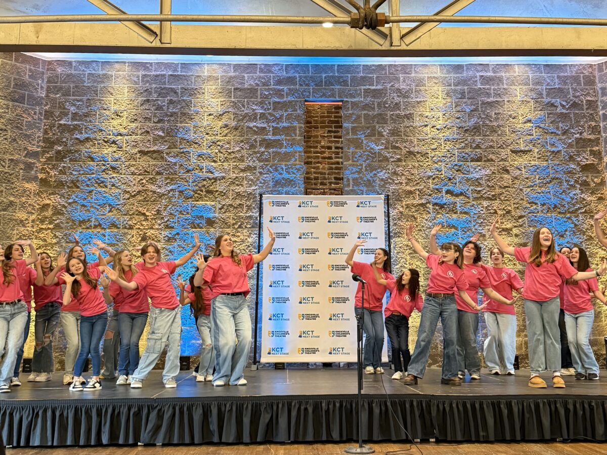 Knoxville Children’s Theatre students perform a sneak peak of “Mean Girls JR.,” which will open Friday, Feb. 21. The Knoxville Children’s Theatre celebrated the launch of the “Next Stage” capital campaign on Feb. 20.