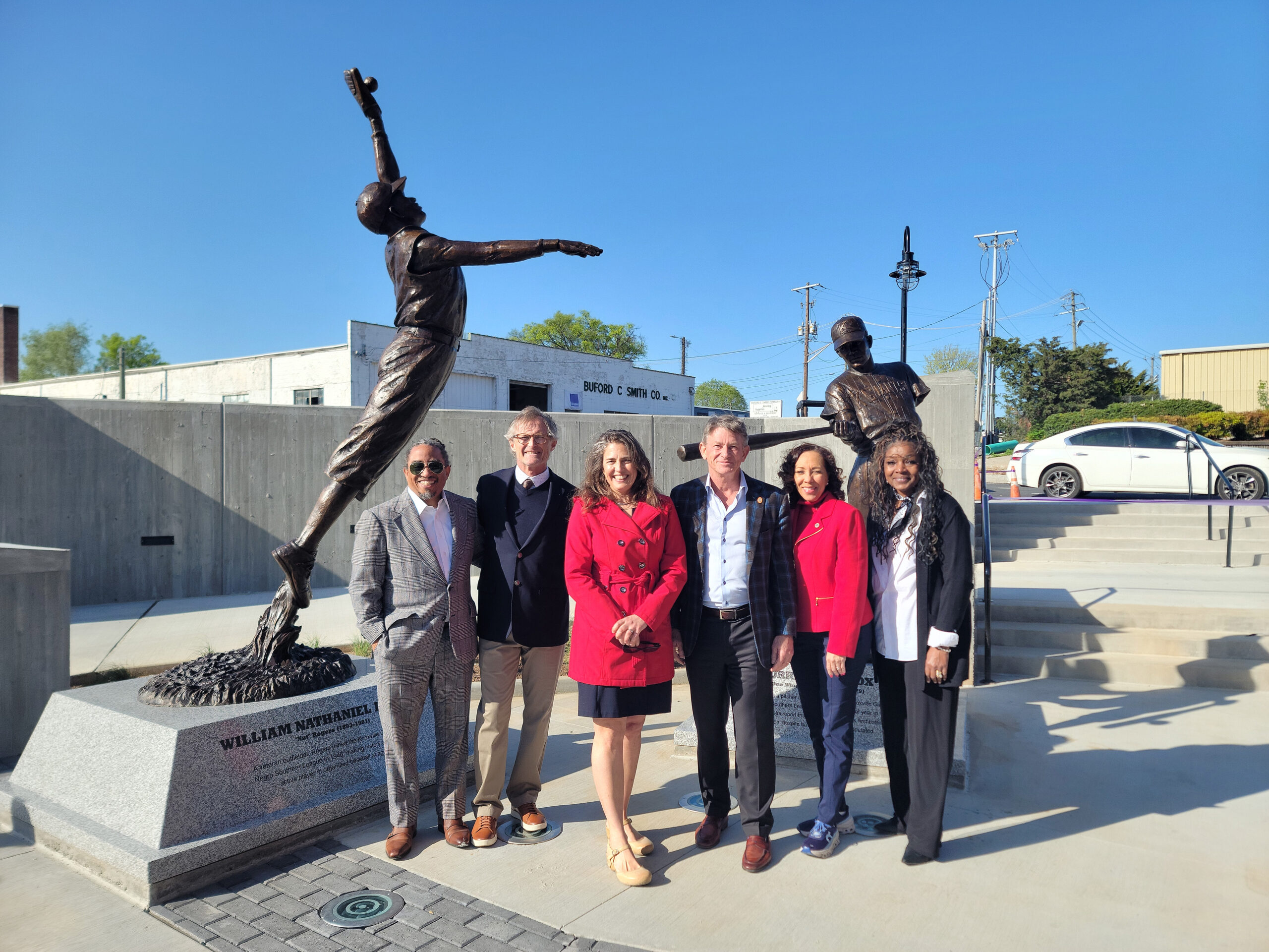 Featured image for “Covenant Health Park unveils seven statues to honor Black history of baseball in Knoxville”