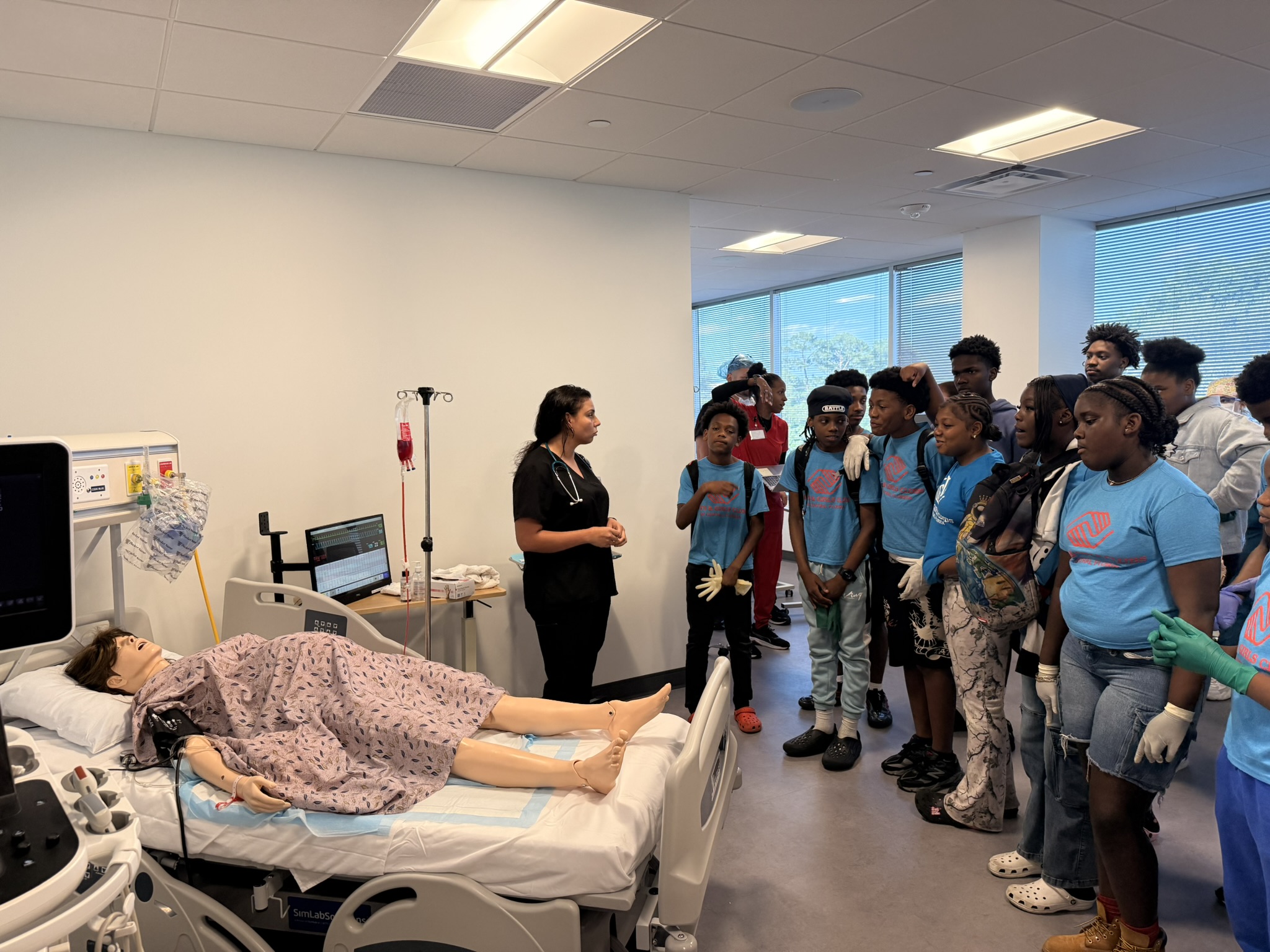 Featured image for “South College hosts Boys & Girls Club students for interactive look at healthcare professions and education”