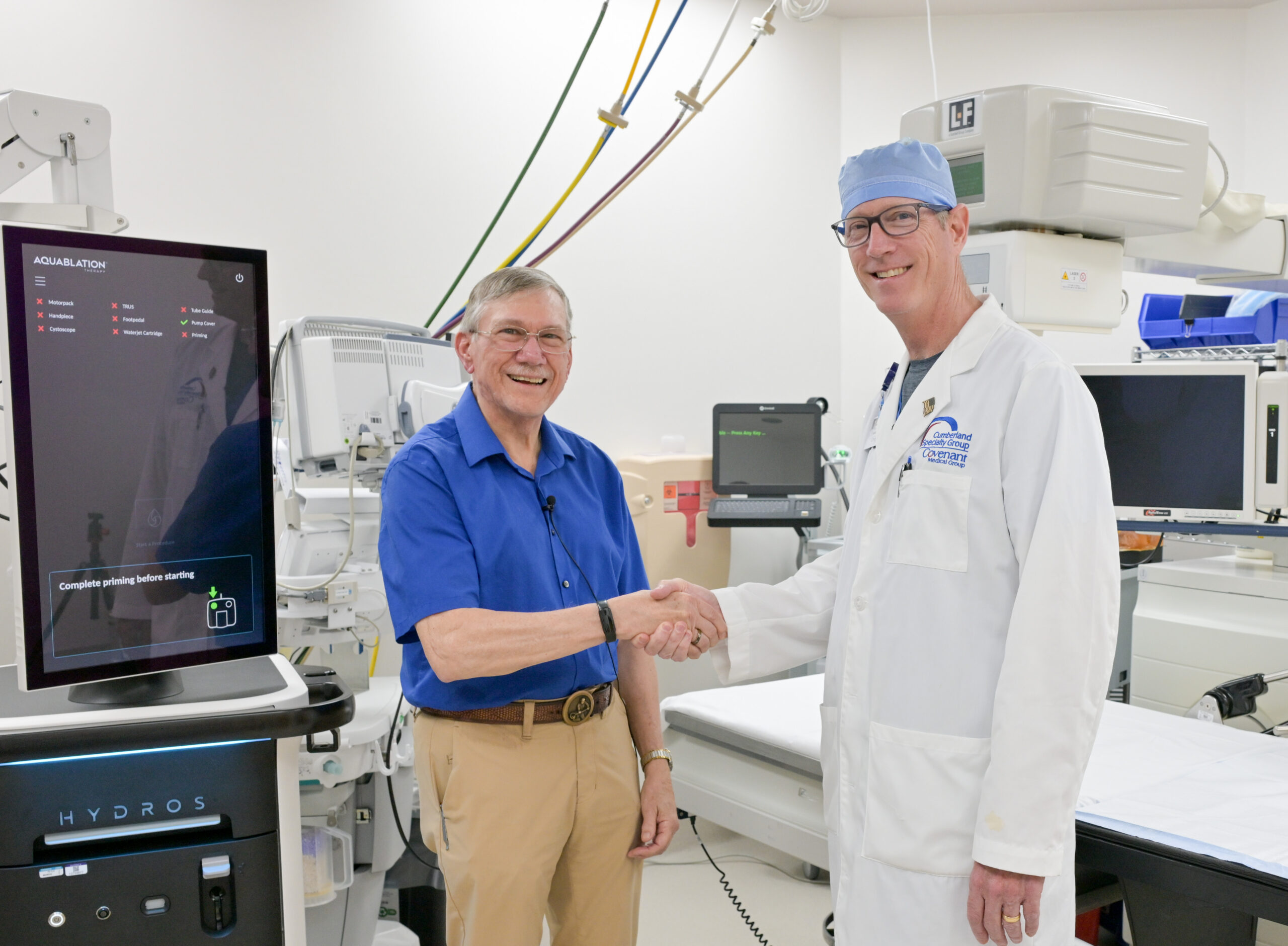 Featured image for “Patient shares success story as Covenant Health expands AI-powered prostate treatment”