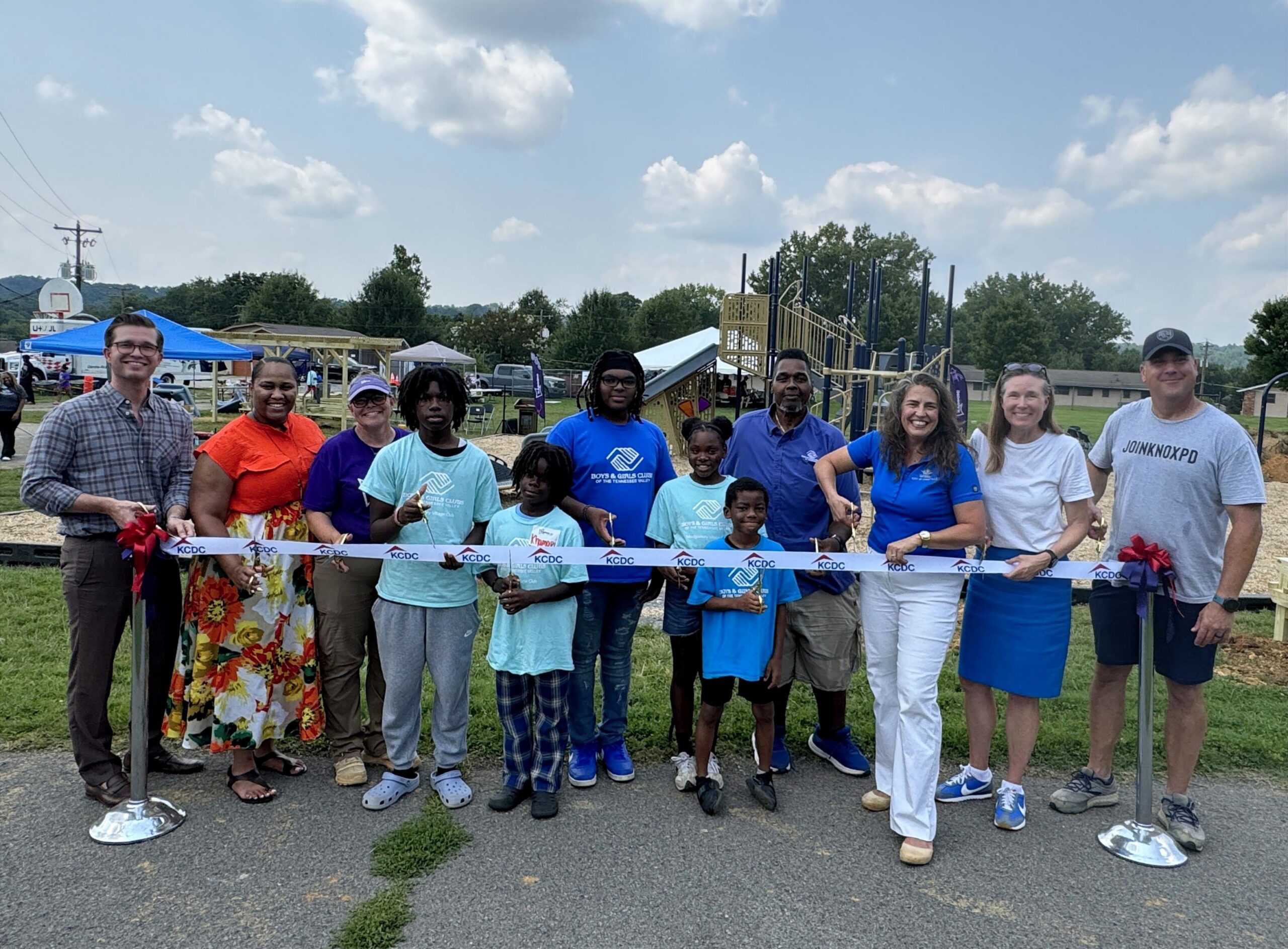 Featured image for “KCDC and KABOOM! partner with community to unveil new playground in Montgomery Village”